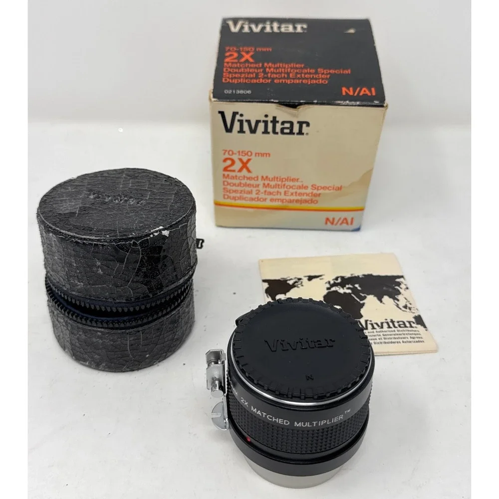Vivitar 70-150 mm 2X Matched Multiplier lens for Nikon Made in Japan
